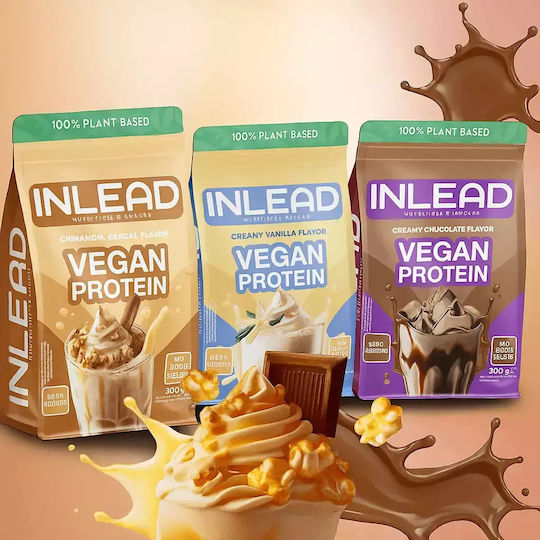 Inlead Nutrition Vegan Protein Protein Soy Gluten & Lactose Free with Flavor Cinnamon Cereal 500gr