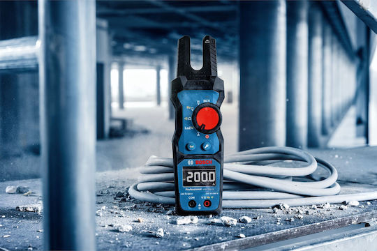 Bosch Αμπεροτσιμπίδα Ψηφιακή 200A AC 0601077400 True RMS με Ακροδέκτες