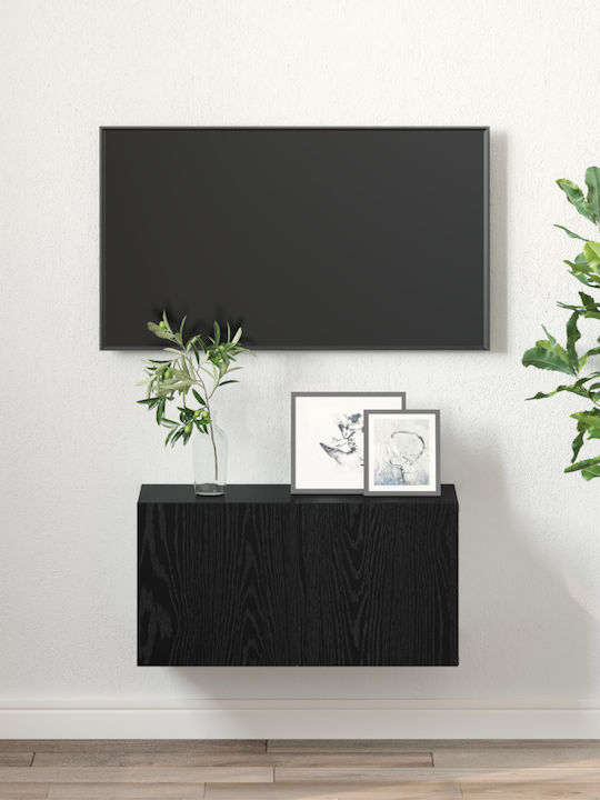 Wohnzimmer TV-Einheit Black Oak L60xB30xH30cm