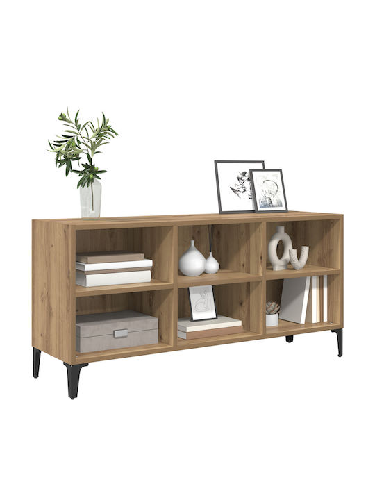 Living Room TV Unit Brown Wood L69.5xW30xH50cm