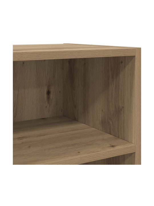 Living Room TV Unit Brown Wood L69.5xW30xH50cm