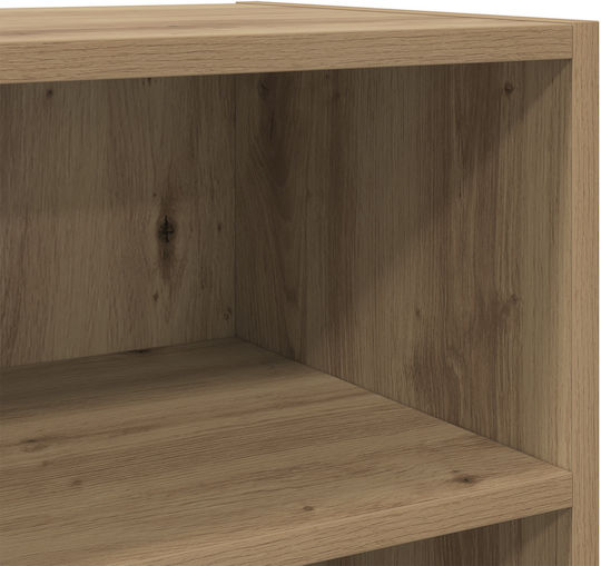 Living Room TV Unit Brown Wood L69.5xW30xH50cm