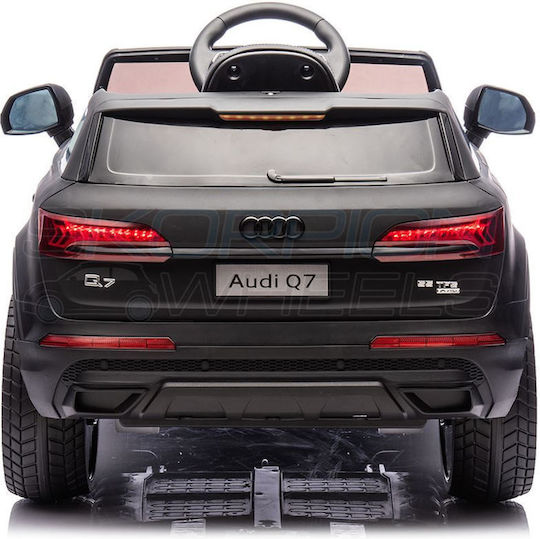 Audi Q7 Cu Un Loc Cu Telecomandă Licențiat 12 Volți Negru Pentru 1+ Ani