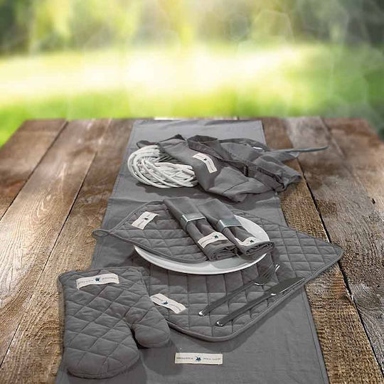 Greenwich Polo Club 2650 Handtuch aus 100% Baumwolle in Gray Farbe 30x45cm 2Stück