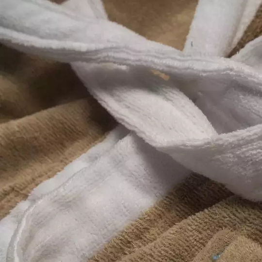 Serafino Παιδικό Μπουρνούζι Beige mit Kapuze