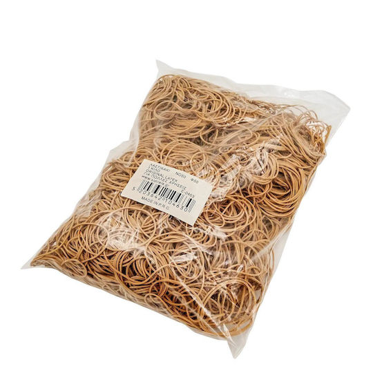Sidirela Gummibänder Verpackung mit Durchmesser 50mm Braun 1000gr