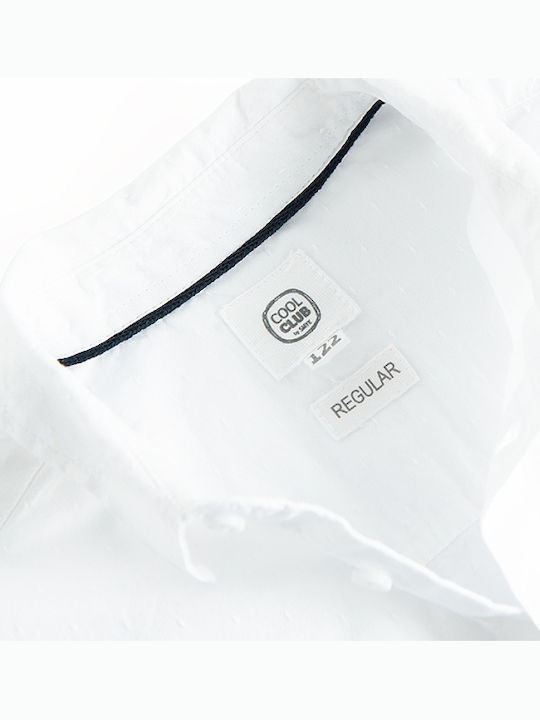 Kids Shirt Short Sleeve White