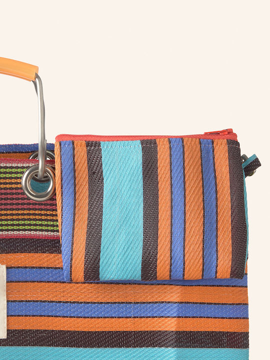 Calma House Strandtasche aus Segeltuch Orange