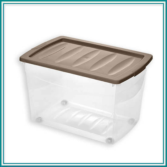 Sidirela Plastic Storage Box with Lid 50lt Sidirela Plastic Storage Box with Lid 50lt
