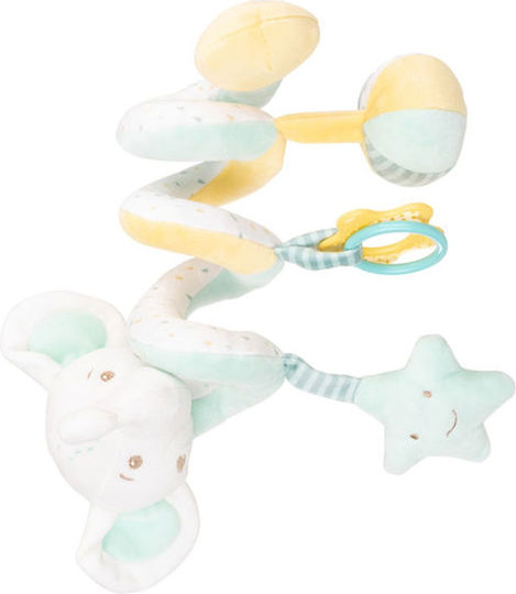 Kikka Boo Spiral Toy for Crib and Stroller with Teether Elephant Time for 0++ Months
