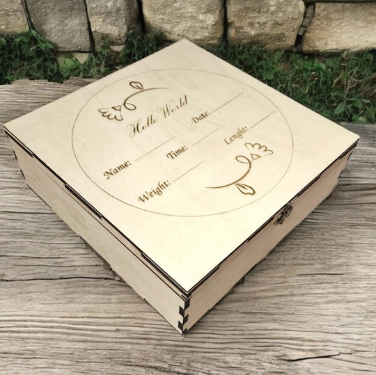 Strawberry 3D Handmade Memory Box made of Wood