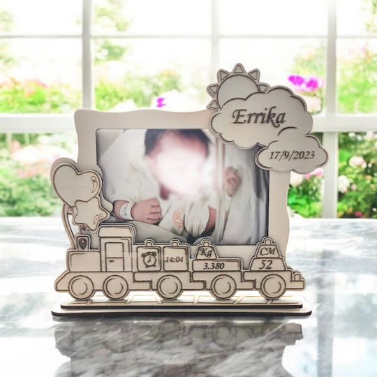 Strawberry 3D Erinnerungsrahmen für Babys aus Holz