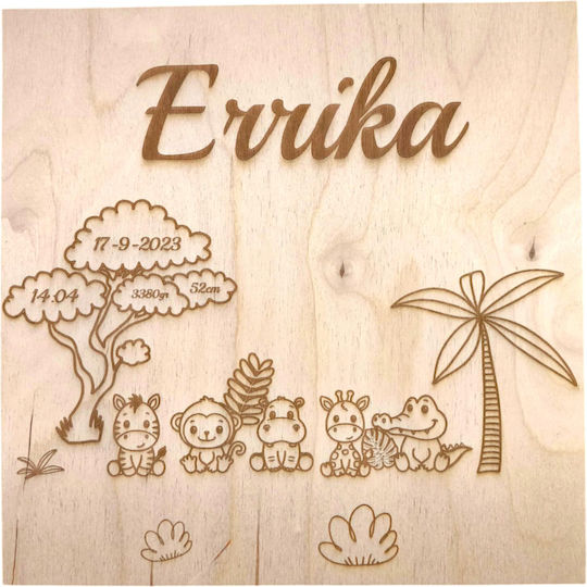 Strawberry 3D Memory Box made of Wood for Girl