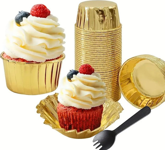 Cake Land Karamellpapiere für Cupcakes Papier 5x4cm 50pcs