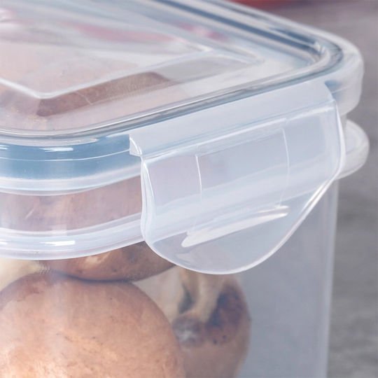 Vilde 7 Lunch Boxes Lids & Airtight Closure Bpa-Free Various Sizes 670ml To 8200ml Set Of 7 Transparent