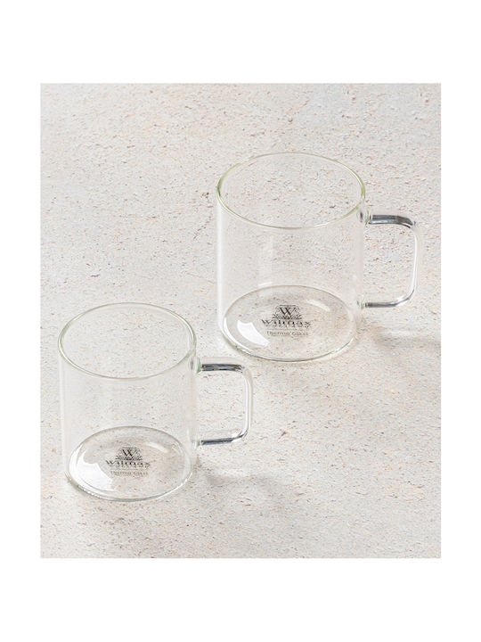 Wilmax Mug Glass Transparent 250ml