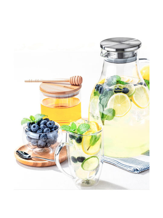 Wilmax Mug Glass Transparent 300ml