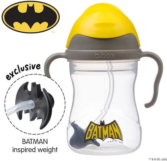 B.Box Παιδικό Ποτηράκι Sippy Cup από Πλαστικό Γκρι 240ml