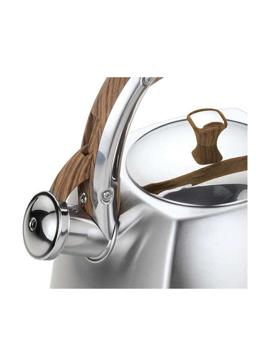 Klausberg Τσαγιέρα Ανοξείδωτη Ασημί 3000ml