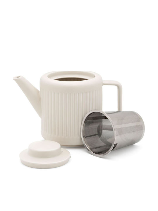 Bredemeijer Τσαγιέρα Λευκή 1200ml