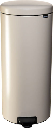 Brabantia Кошче NewIcon с педал за боклук Метален Steel Matt 30л