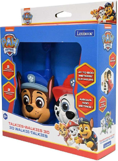 Lexibook Παιδικά Walkie Talkies Paw Patrol για 3+ Ετών