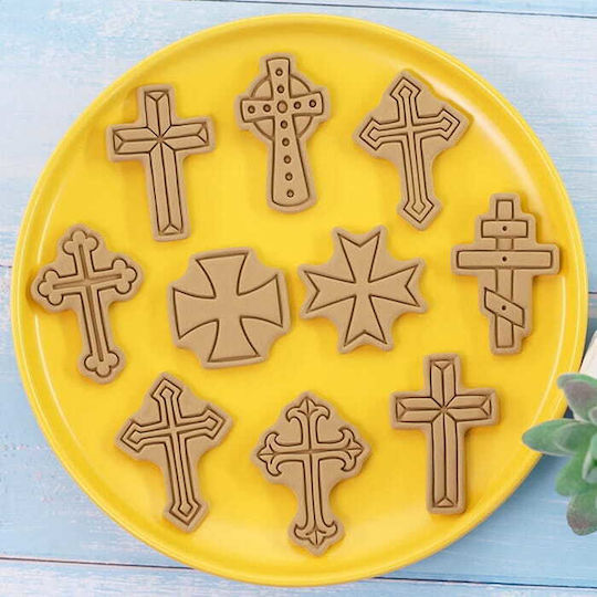 Decorațiuni Pentru Fursecuri Stamp Cutters Crosses Cross 8 Bucăți