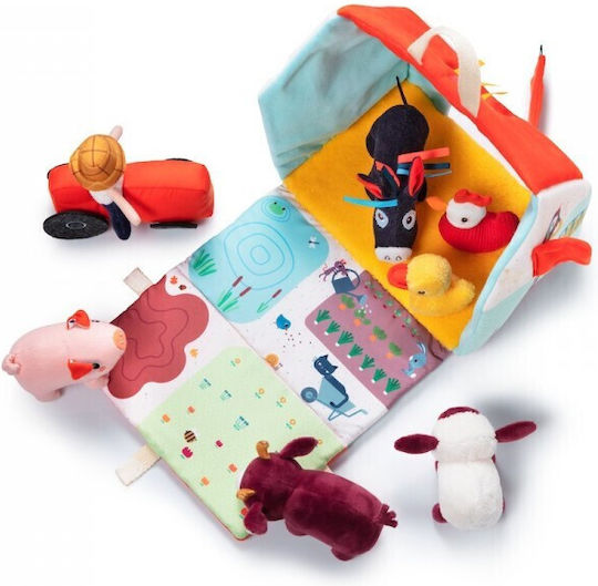 Nattou Ball Ball and Handles made of Fabric with Sounds for 0++ Months
