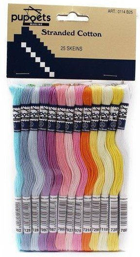Pastel Mouline Set 25 Pieces 8m Length Per Piece Puppets