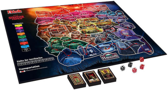 Board Game Risk: Stranger Things for 2-4 Players 10+ Years Old (EN) Winning Moves