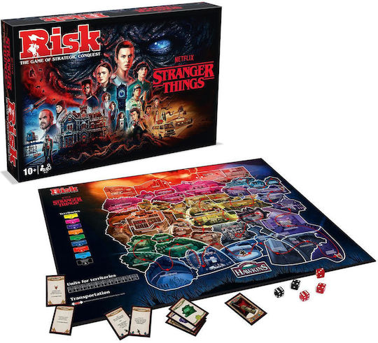 Board Game Risk: Stranger Things for 2-4 Players 10+ Years Old (EN) Winning Moves