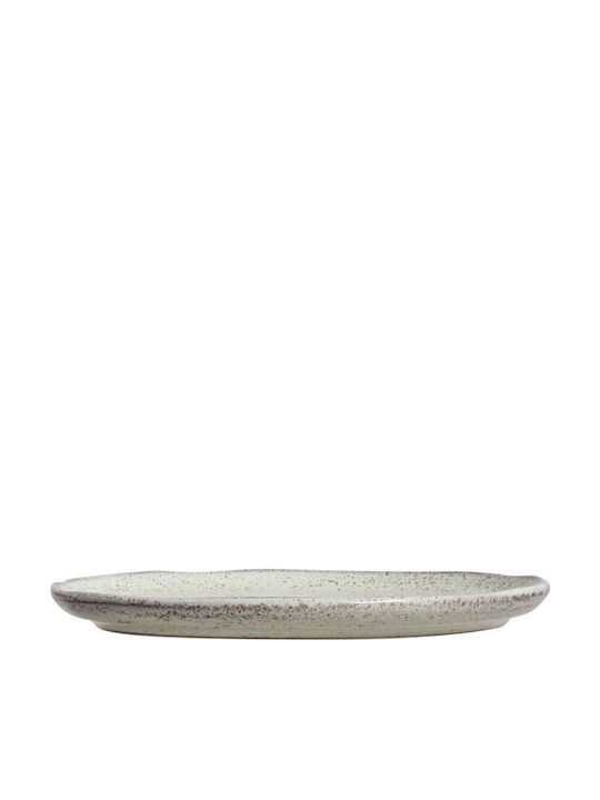 Porto Brasil Organic Pistache Porto Brasil Plate Desert Ceramic Green with Diameter 21.5cm