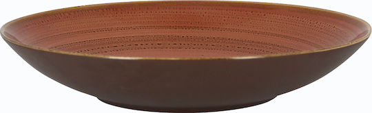 Rak Porcelain Teller Suppe aus Porzellan Orange mit Durchmesser 28cm Rak Porcelain Teller Suppe aus Porzellan Orange mit Durchmesser 28cm