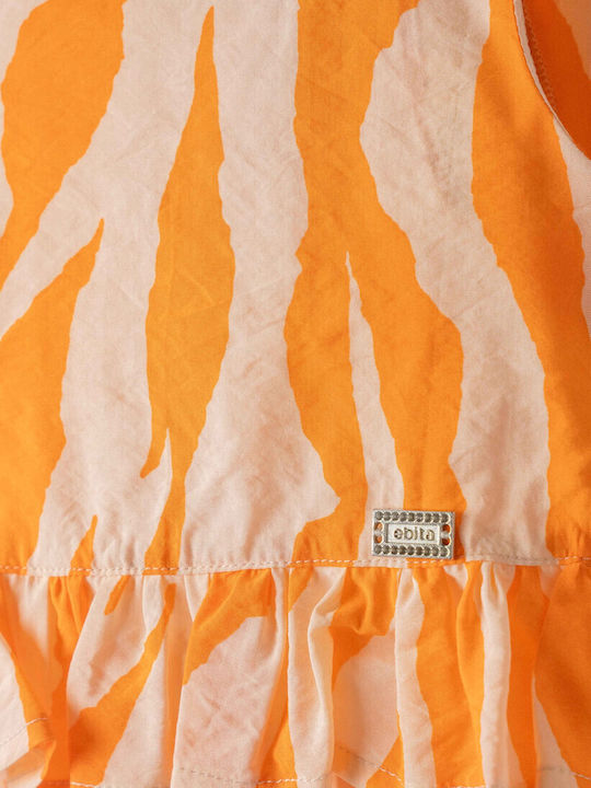 Kids' Set with Pants Summer 2pcs Orange