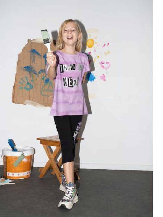 Kinder-Set mit Leggings Sommer 2Stück Lilac