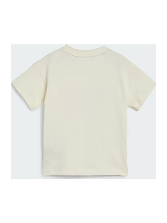 Παιδικό Σετ με Σορτς Καλοκαιρινό 2τμχ Ivory Essentials Allover Print