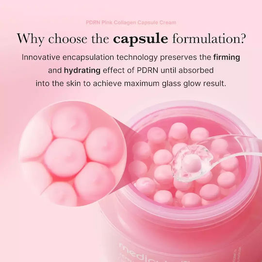 Medicube PDRN Pink Collagen Ενυδατική Κρέμα Προσώπου με Υαλουρονικό Οξύ & Κολλαγόνο 55gr