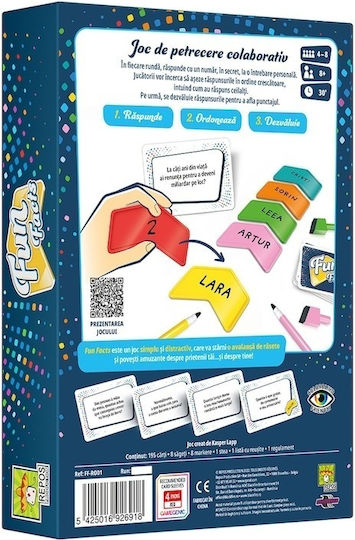 Joc de Societate Fun Facts pentru 4-8 Jucători 8+ Ani Repos Production