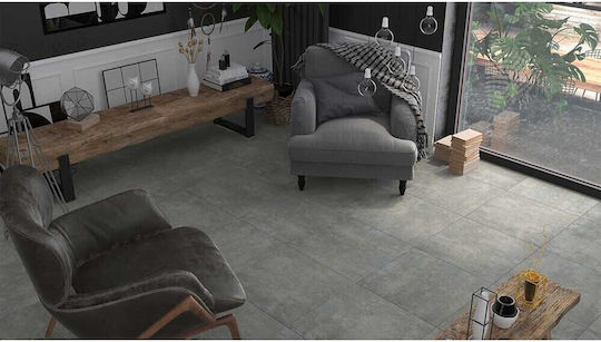Yurtbay Seramik Плочка от Гранит Матов 60x60см Сив
