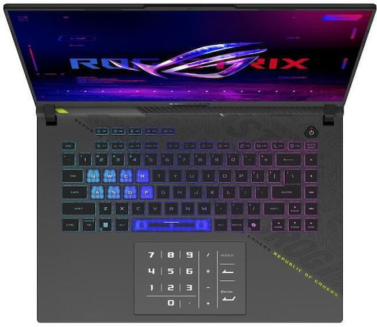 Asus Rog Strix G16 G614FR-S5142 16" QHD+ (Ryzen 9-9955HX/16GB/1.0TB SSD/GeForce RTX 5070/Fără Sistem De Operare) (Tastatură Engleză SUA)