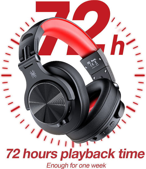 OneOdio A70 Безжични / Жични Over Ear Слушалки с 50 часа Работа Черни
