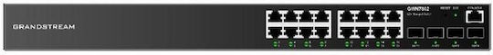 Grandstream GWN7802 Managed L2 Switch με 16 Θύρες Gigabit (1Gbps) Ethernet και 4 SFP Θύρες
