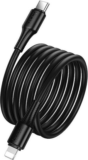 Hoco USB-C to Lightning Cable 27W Μαύρο 1m
