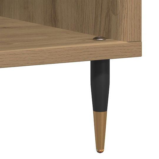 vidaXL Records Hi-Fi Furniture Brown 38x100x48cm
