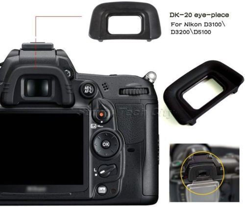 Rubber Eyecup Dk-24 Nikon D5000 D3100 D3000 D5100 Dslr Camera