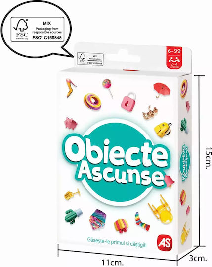 Joc de Societate Hidden Objects pentru 2-4 Jucători 6+ Ani AS