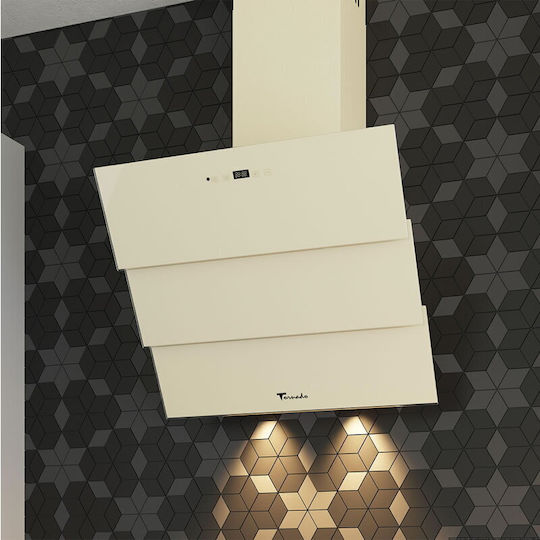 Tornado Megas 1200-60 LED Șemineu Hotă 60cm Bej