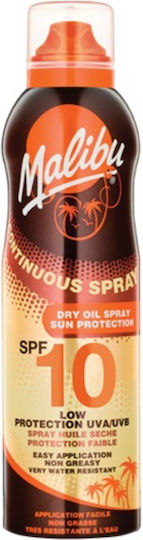 Malibu Dry Oil Spray Spf10 175ml + After Sun Balm 200ml