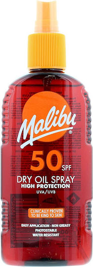 Malibu Spf50 Tanning Oil 200ml + After Sun Balm 200ml
