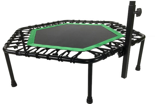 Tunturi Trampolin Gymnastik Durchmesser 84cm 126x122cm mit Handgriff
